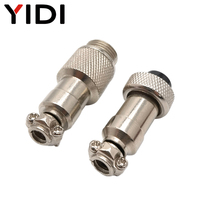 GX12 Aviator Aviation Circulaire Push-Pull Connecteur 12mm Mâle Femelle LC Câble Fil 2 3 4 5 6 Pin Air Mating Docking Plug Socket