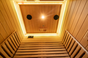 2025 en lüks iç mekan Sauna odası 2 kişi için sıcak satıcı tam spektrum uzak kızılötesi elektrik Hemlock düşük EMF Modern tasarım - Product Image 5