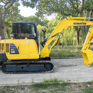 Excavadora de Orugas Usada Komatsu PC56 con Motor y Caja de Cambios Controlados por PLC, Capacidad de la Cuchara de 0.22 m, Peso Operativo de 5.3 Toneladas, Estabilidad - Product Image 1