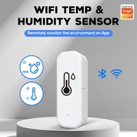 Capteur de température et d'humidité WiFi, hygromètre intelligent, thermomètre, moniteur à distance via application, alarme antivol pour maison intelligente Alexa