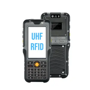 HUGEROCK R50 hotsale waterproof 5 inch android rugged pda handheld industrial Data Collector 4g 4+32 RFID reader T9 keyboard
