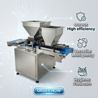 Machine à gâteaux, cupcakes et biscuits électrique ultime, système à double buse interchangeable pour usage professionnel en boulangerie, nouvelle machine tout-en-un