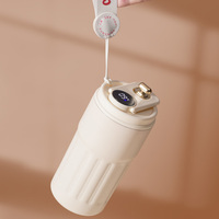 IStapromo Regalos: Termo Tumbler de Acero Inoxidable con Doble Aislamiento al Vacío, Taza Inteligente para Café y Botella de Agua con Pantalla de Temperatura