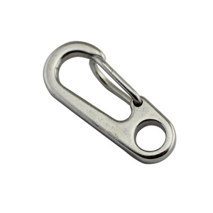 Mosquetón RICHWITS de Acero Inoxidable 304, Gancho en Forma de Huevo, Equipo de Escalada, Mini Mosquetón con Resorte - Product Image 1