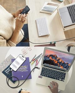 Cable Extensor USB-C de 90 Grados para MacBook, iPad Pro, <span class=keywords><strong>Nintendo</strong></span> <span class=keywords><strong>Switch</strong></span>, Carga PD de 100W, Datos de 10Gbps, Video 4K, Impresora, OEM - Product Image 4