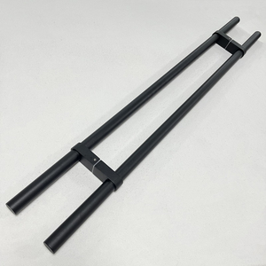 Chất lượng cao Hiện Đại Màu Đen 304 thép không gỉ Heavy Duty cửa gỗ xử lý double side Glass cửa dài kéo xử lý - Product Image 1