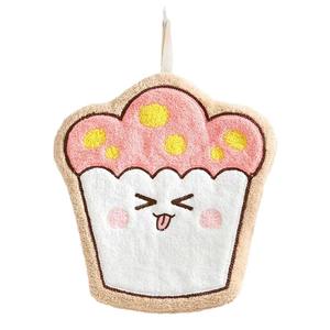 Toalla de Mano Colgante de Estilo Coreano con Dibujos Animados, de Tres Capas, de Felpa de Coral Engrosada, de Secado Rápido, para Cocina - Product Image 5