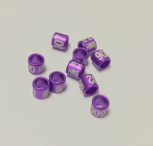 Origineel Voor Vogels Duiven 8Mm Duif Aluminium <span class=keywords><strong>Maker</strong></span> Hoge Kwaliteit Gesneden Zwarte Letters */5 - Product Image 4