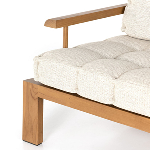 Muebles de Jardín para Patio y Terraza, Sofá de Dos Plazas, Último Modelo en Madera de Teca con Cojines de Buena Calidad - <span class=keywords><strong>Tria</strong></span> - Product Image 6