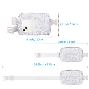 Outdoor Running PVC Waist Bag Customized Crossbody & Chest Bag Unisex Fashion Waterproof Sports <b>String</b> Closure - Product Image 5