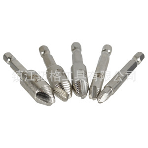 Lingxian 5pc Wood Screw Extractor HSS 4241 Spiral Flute Imperial Inch Damaged Screw Removal Tool - Product Image 2