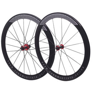 Juego de Ruedas para <span class=keywords><strong>Bicicleta</strong></span> de Carretera 700C 30/40/50mm, Freno V/Disco, Ruedas de Aleación de Carbono para <span class=keywords><strong>Bicicleta</strong></span>, Llanta Clincher de Aluminio de 30mm de Profundidad <span class=keywords><strong>Tipo</strong></span> MTB Acero - Product Image 1