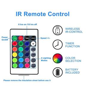 Thay đổi màu sắc USB nối chuỗi cổ tích đèn 2m 20LEDs Vòng hoa bạc dây đồng đám cưới - Product Image 3