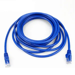 Rj45 מחבר מתאם 8p8c מצופה זהב הזרקת עובש חתול 5 5e 6e utp כבל ורתמה תיל