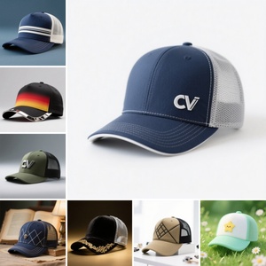 Alta calidad Unisex 6 paneles deportivo escuela camionero sombrero ala plana gorras de béisbol bordado clásico EE. UU. Bandera Logo personalizado Color gorra - Product Image 5