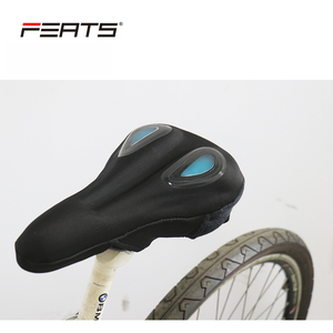 FERTS 270*170mm Gel <span class=keywords><strong>de</strong></span> silicona y espuma <span class=keywords><strong>de</strong></span> alto rebote con tela <span class=keywords><strong>de</strong></span> lycra <span class=keywords><strong>Forro</strong></span> <span class=keywords><strong>de</strong></span> goma antideslizante Asiento <span class=keywords><strong>de</strong></span> la cubierta del sillín - Product Image 6