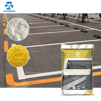 Perles de verre de vente directe d'usine reflètent la peinture thermoplastique de marquage routier peinture thermofusible de couleur de revêtement de marquage routier