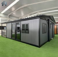 Maison conteneur de luxe extensible 20ft 40ft 1 2 3 chambres, maison modulaire préfabriquée, norme CE AU, villa Australie Europe Royaume-Uni