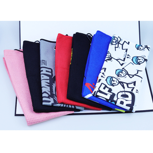 2025 populaire gaufre microfibre brodé <span class=keywords><strong>Golf</strong></span> Club Logo sport serviette doux coton <span class=keywords><strong>Golf</strong></span> cadeau - Product Image 4