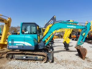 Mini-excavatrice hydraulique multifonctionnelle SWE60E, mini-excavatrice sur chenilles d'occasion de 6 tonnes, vendue à prix réduit - Product Image 2