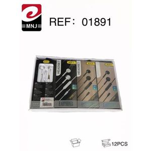 Auricolari Soyt con microfono per telefono cellulare, confezione da 12 pezzi - Product Image 3