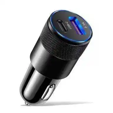 Fabrik preis USB Quick Car Charger 15W 3.1A Typ C PD Schnell ladegerät Auto adapter Für iPhone