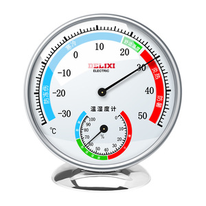 Thermomètre et hygromètre à cadran Delixi Electric pour serre intérieure, pharmacie, entrepôt, protection IP55 - Product Image 2