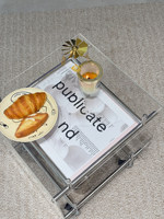 Chariot roulant transparent en acrylique à plusieurs niveaux, capacité 20qt, style nordique, table d'appoint mobile pour salon, chambre et hôtel