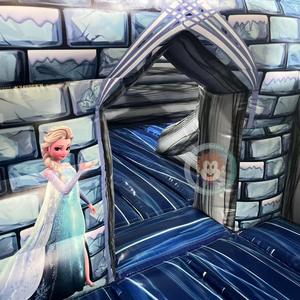 <span class=keywords><strong>Castillo</strong></span> Inflable de Dibujos Animados, Juguetes de <span class=keywords><strong>Frozen</strong></span>, Moonwalk Comercial para Niños - Product Image 5