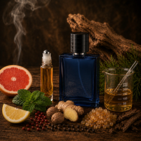 Huile de parfum en roll-on de 1 kg, qualité supérieure, longue durée, directement de l'usine, pour hommes, parfum boisé aromatique aux notes d'agrumes