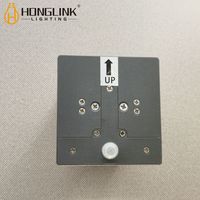 Lampe murale LED carrée IP65 étanche avec détecteur de mouvement PIR, lumière décorative murale intérieure et extérieure pour hôtel, maison, bureau