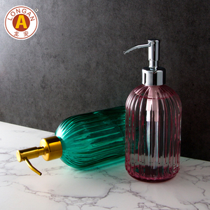 420ml vide verre gel douche <span class=keywords><strong>main</strong></span> <span class=keywords><strong>lavage</strong></span> corps shampooing distributeur de savon et revitalisant savon liquide pompe distributeur bouteille - Product Image 4