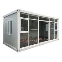 Maison préfabriquée en conteneur mobile empilable de nouvelle conception, adaptée à la maison mobile portable d'hébergement à l'hôtel et au camp
