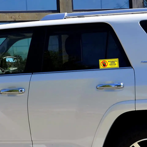 Pegatina de Advertencia para <span class=keywords><strong>Puerta</strong></span> Automática, No Toque la <span class=keywords><strong>Puerta</strong></span>, Pegatinas para Ventanas de Puertas Automáticas para Camionetas y Taxis - Product Image 6