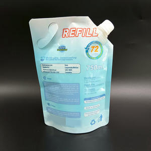 Pochette souple personnalisée thermoscellée avec bec verseur, résistante aux acides et aux alcalis, imprimée en gravure, pour le stockage de liquides chimiques - Product Image 6