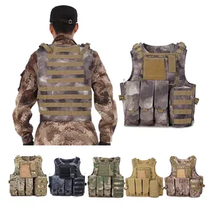 Low price camo gray protective outdoor lightweight double tan equipment tactical plate carrier hunting vest