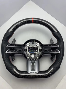 Volant de course universel 385 mm, volant sport en cuir suédé à fond profond, <span class=keywords><strong>prix</strong></span> d'usine, accessoires de voiture - Product Image 4