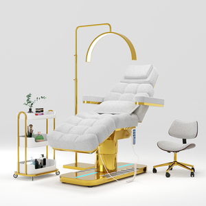 เตียงเสริมความงามไฟฟ้า 3 มอเตอร์ รุ่นใหม่ สำหรับโรงพยาบาล สปา ทำเล็บ ต่อขนตา นวด พับได้ พกพาสะดวก ใช้ในเชิงพาณิชย์ - Product Image 3