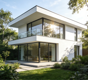 Villa à deux étages, chaque étage mesure 100/105/110/120/140 mètres carrés. Villa et résidence en structure acier sur mesure - Product Image 5