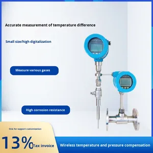 DN50 nhiệt Khối lượng khí đo lưu lượng thép không gỉ hiển thị kỹ thuật số mặt bích kết nối Độ chính xác + 2.5% không khí oxy tự nhiên ngọn đuốc khí - Product Image 2