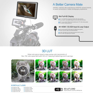 Monitor de Campo LILLIPUT A8S de 8.9 Pulgadas, 350nit, 3G-SDI, Mini Monitor con 3D-LUT, Monitor de Cámara 4K HD-MI 1920X1200 para Cámaras DSLR - Product Image 5