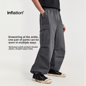 Vêtements pour hommes |   Pantalon de travail large délavé prêt-à-porter – Nouvelle collection Printemps/Été 2026 - Product Image 3