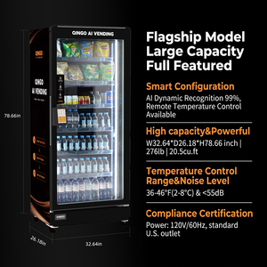 Quiosco Inteligente Qingo Ace 779 con Refrigeración por Aire, Eficiencia Energética, Soporte de Pago Global para Hoteles, Máquina Expendedora de Servicio Completo - Product Image 3