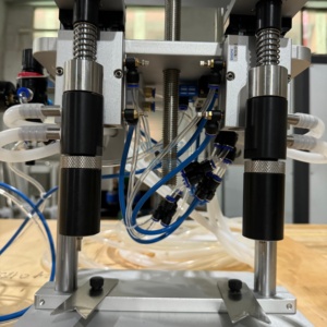 Máquina llenadora de perfumes, máquina embotelladora de perfumes, llenadora neumática de líquidos, máquina llenadora de aceites aromáticos de 2 boquillas - Product Image 2