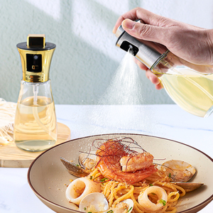Bouteille pulvérisateur d'huile en verre plaqué multicolore de 170 ml et 200 ml, format portable pour la préparation quotidienne en cuisine - Product Image 3