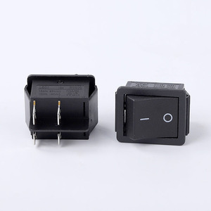 LECI Factory Custom Black 4-pin Switch 16A 250V ON-OFF UL KC VDE Certified Brand Push-button Switch Over Rocker Switch