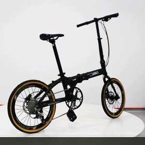 L8 20-Inch Aluminum Alloy Folding <b>Bike</b> 9-Speed Disc Brakes Lightweight Commuter <b>Bike</b> - Product Image 2