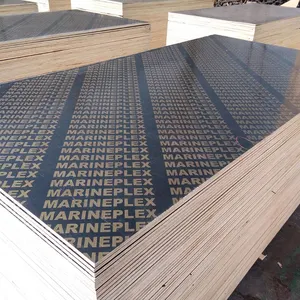 Plywood China Cheap Customized Size 9mm 12mm 15mm 18mm 1220x2440mm Brown Film Faced Plywood