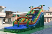 Glissière d'eau gonflable commerciale de jungle pour des enfants et des adultes pour la location de partie à vendre