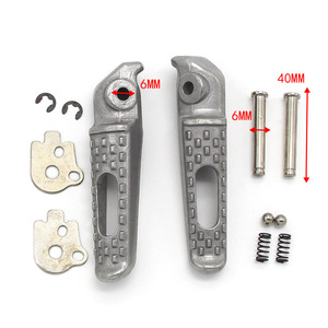ที่พักเท้าหลังรถจักรยานยนต์ที่พักเท้าสำหรับ Honda 50720-MEL-305 R 50730-MEL-305 L 50720-MEL-D00 50730-MEL-D00 CBR600 <span class=keywords><strong>CBR600RR</strong></span> CBR1000 - Product Image 2